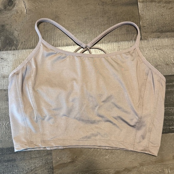 Athleta Tan Seamless Sports Bra size medium - Picture 1 of 11
